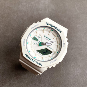 卡西欧八角形农家橡树独角兽薄荷绿手表中性GMA-S2100GA-7A 3A