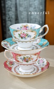 法式复古洛可可蕾丝咖啡杯 皇家阿尔伯特卡莱尔小姐下午茶杯 正品