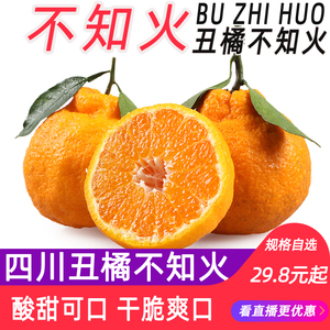 果窝镇四川不知火丑橘桔子新鲜丑八怪橘子水果5/8/10斤鲜果包邮