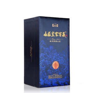 山庄皇家窖藏12年 纯粮酿造38度浓香型白酒整箱装450ml*4整箱