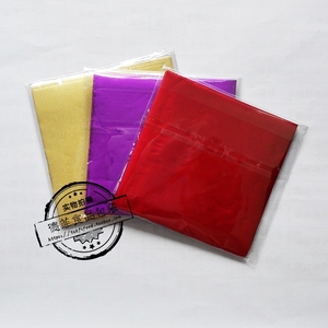 100张彩色红色紫色金色银色压纹锡纸金莎巧克力铝箔包装纸10*10cm