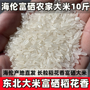 2023东北大米新米稻花香2号黑龙江海伦富硒长粒香大米粳米5kg10斤