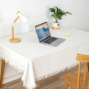 白色桌布ins风小方桌日系茶几台布长方形网红化妆桌拍照背景布