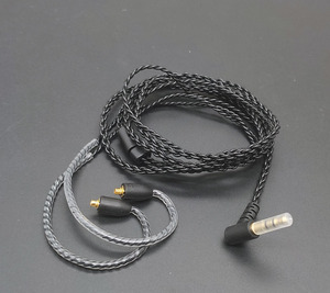 镀银耳机线 2.5 4.4升级线 MMCX耳机线 麻花线材 质量 膨胀平衡线