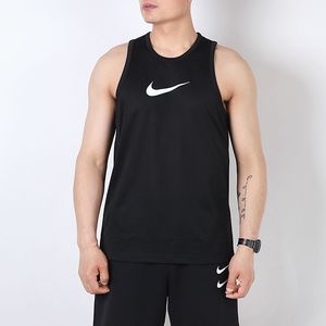 Nike耐克男装夏季篮球上衣大勾网面透气运动背心BV9388-010