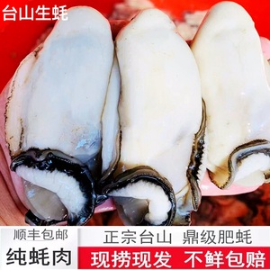 3斤正宗台山生蚝肉去壳鲜活特大肥美海鲜产地直供新鲜水产牡蛎肉