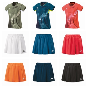 24款jp版yonex20769 25083韩国队尤尼克斯羽毛球女比赛服短裙限量