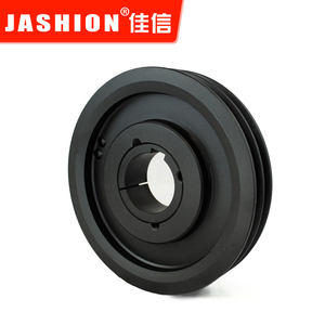 JASHION SPB型2槽皮带轮B型两槽 欧标锥套式皮带轮铸铁三角皮带盘