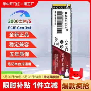 M.2固态硬盘 NVMe 256G/512G/1T pcie3.0高速SSD固态硬盘通用M2