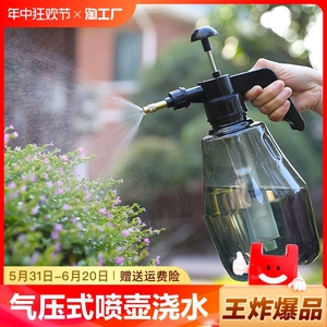喷壶浇花浇水喷雾器气压式喷水壶专用家用园艺养花压力洒水壶长嘴