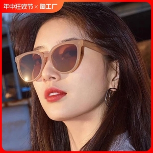 刘亦菲明星同款墨镜女士眼镜2024新款夏高级感防紫外线太阳镜开车