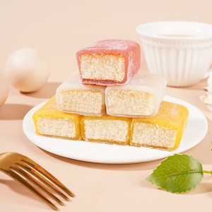 冰皮蛋糕多口味早餐软面包休闲网红日式零食白玉卷糕点芒果混合