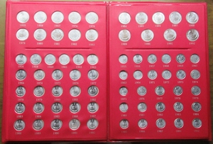 *第3套人民币1955年-1992年1分2分5分一分二分五分硬币大全套
