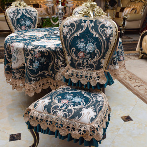 欧式餐椅垫高档奢华餐桌布布艺茶几桌旗台布夏季可以定做四季通用