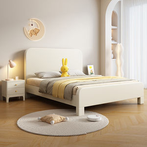 北欧实木单人床1米2家用小床小户型省空间现代简约公寓老人储物床