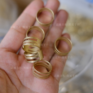 纯铜开口圈戒指弯针用指环DIY工具贵和kiwa开口圈助力开环戒指