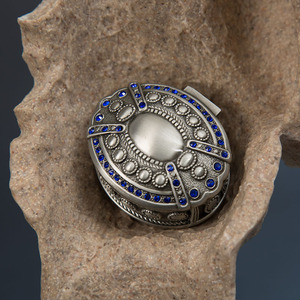 欧式复古埃及图案小首饰盒收纳饰品戒指耳环宝石包装盒创意摆件