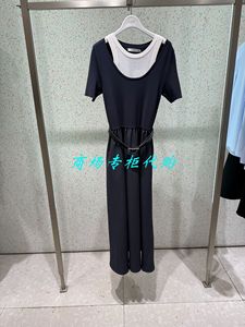 Lily国内专柜代购2024夏季两件套时尚气质短袖连衣裙124150T7715