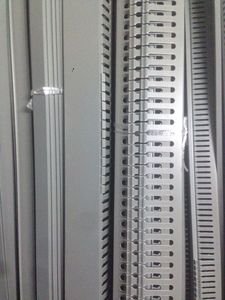 PVC全塑料灰色(绝缘)线槽40*60配电箱控制柜走齿形开口方行线槽