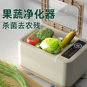 多功能水果蔬菜净化器全自动消毒机家用肉类果蔬清洗机臭氧去农残