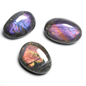 D4天然马达加斯加紫色月光石随形矿物晶体教学科普认知摆件拉长石