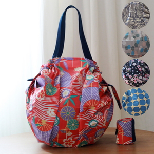 日本 M号 获奖设计和风日系超市购物袋折叠环保袋方便袋袋单肩包