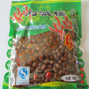 5袋装刘派楼风味豆豉香辣味即食开味下饭菜包邮湖北荆州特产