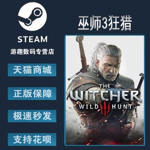 pc正版 steam 中文游戏 巫师3狂猎 国区礼物 巫师3 The Witcher 3:Wild Hunt