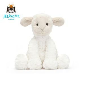 英国Jellycat波浪毛羊羔宝宝毛绒安抚玩具公仔娃娃陪伴玩偶可爱