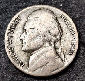 美国5美分银币低银杰斐逊总统21.21mm35%银美洲外国银币钱币