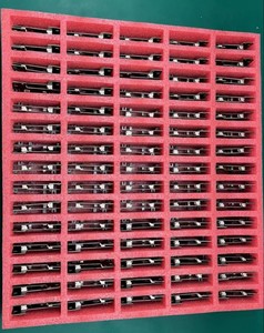 工厂生产红色珍珠棉泡沫盒  EPE格子托盘 防静电珍珠棉泡棉周转箱