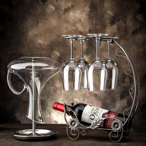 红酒杯套装家用高脚杯醒酒器酒具套装葡萄酒杯创意个性红酒架摆件