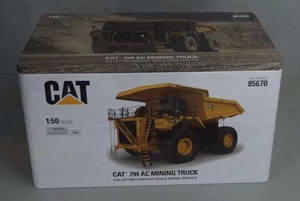 DM 1:50 CAT 794AC卡特超大型矿山车运输卡车自卸车合金模型85670
