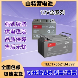 山特铅酸蓄电池UPS12V7A18A24A38A65A100A120A150A200A直流屏