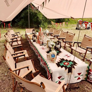 户外露营桌布波西米亚民族风毯子摆摊郊游野营野餐垫庭院氛围感