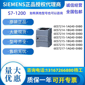 西门子S7-1200 CPU 1214C6ES7 214/6ES7214-1AG40/BG40/HG40-0XB0