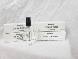 byredo eleventh hour/young rose/slow dance/gypsy water 2ml