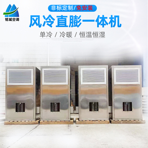 工业设备配套立柜式降温除湿空调风冷热泵恒温恒湿直膨一体式机组