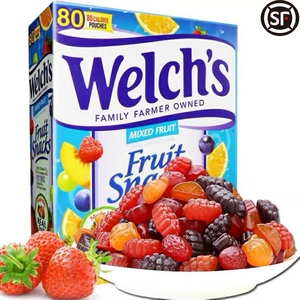 上海Costco代购进口Welch's果汁软糖维生素C软橡皮QQ糖礼盒80袋装