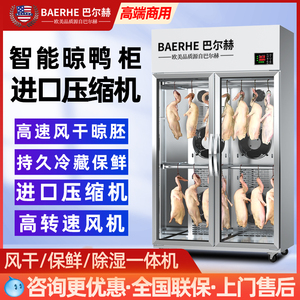 巴尔赫商用智能晾鸭柜烧鹅烧腊烘干机晾胚凉烤鸭风干柜风冷吹鸭柜