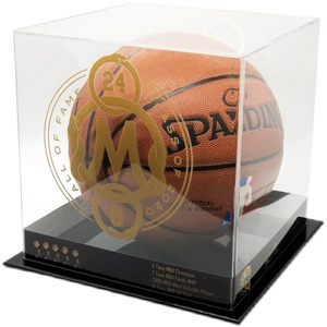 篮球盒防尘罩足球排球收藏抗氧化透明有机玻璃展示盒科比球迷纪念
