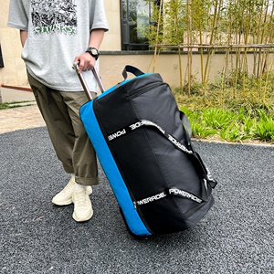 拉杆行李包可背拉拖手提包带轮子滑轮便携收纳袋大容量双肩旅行袋