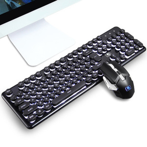 新盟N620曼巴蛇无线充电键盘鼠标套装