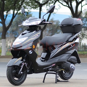 新款超级鹰125踏板车摩托车迅鹰尚领代步省油汽油助力整车可上牌