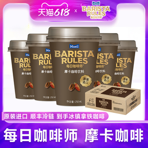 每日咖啡师韩国即饮咖啡饮料250ml*10杯罐装摩卡咖啡拿铁咖啡液