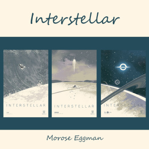 Interstellar 星际穿越 明信片 电影海报墙贴装饰插画卡片周边