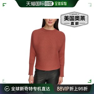 dkny jeans女式罗纹蝙蝠袖套头毛衣 - bricklane 【美国奥莱】直