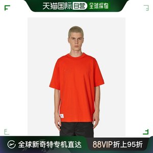 香港直邮潮奢 Champion 日潮冠军 男士WTAPS Academy 圆领橙色T恤