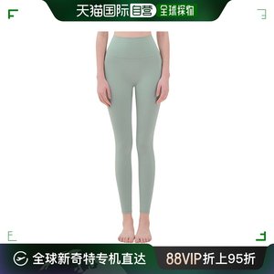 韩国直邮Skullpig裤子女款牛奶薄荷色的瑜伽裤耐磨紧身透气弹力