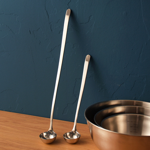 加长加厚厨房家用304不锈钢长柄勺调料勺调味蜂蜜勺油酒量勺